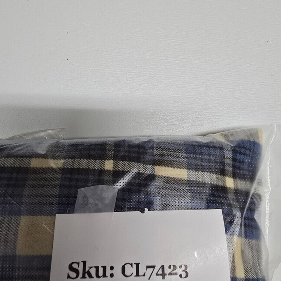 Denim & Supply Shirt Womens Large Blue Plaid Button Up Long Sleeve Casual Fall - Picture 12 of 12